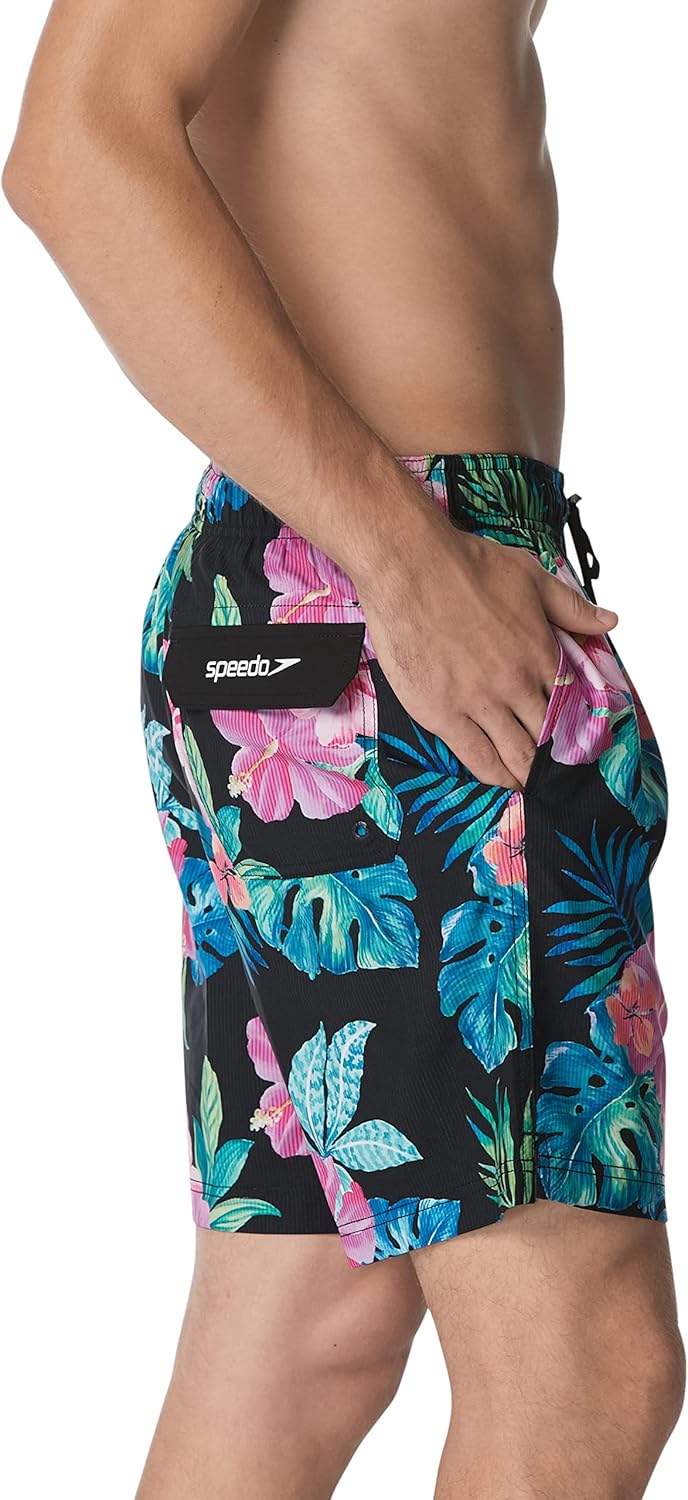 Speedo Men's Swim Trunk Mid Length Redondo Floral