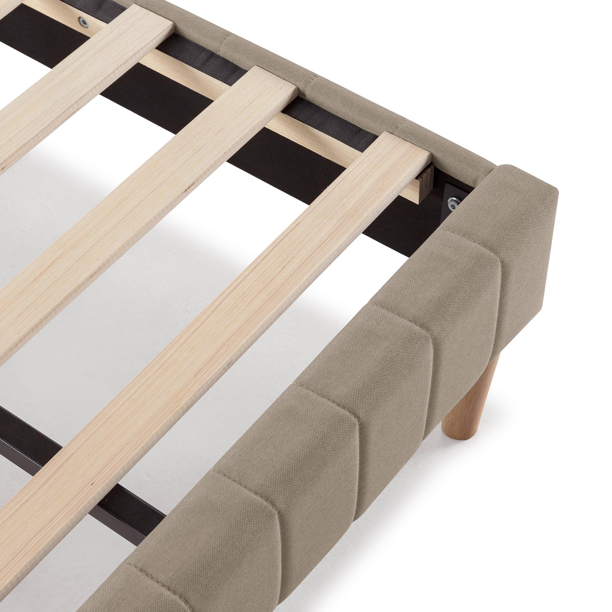 HOMN LIVING Base Imbottita Eris 140x190 cm Beige, 30 cm Altezza