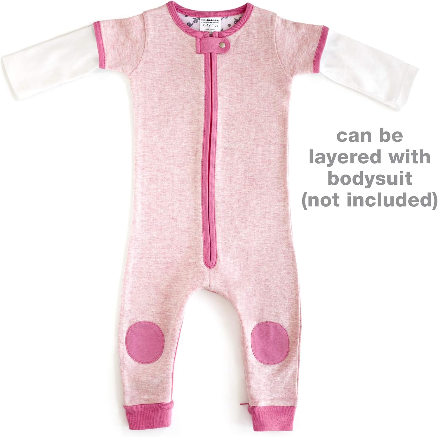 Baby Deedee Short Sleeve 1 Piece Footless Romper Pajama