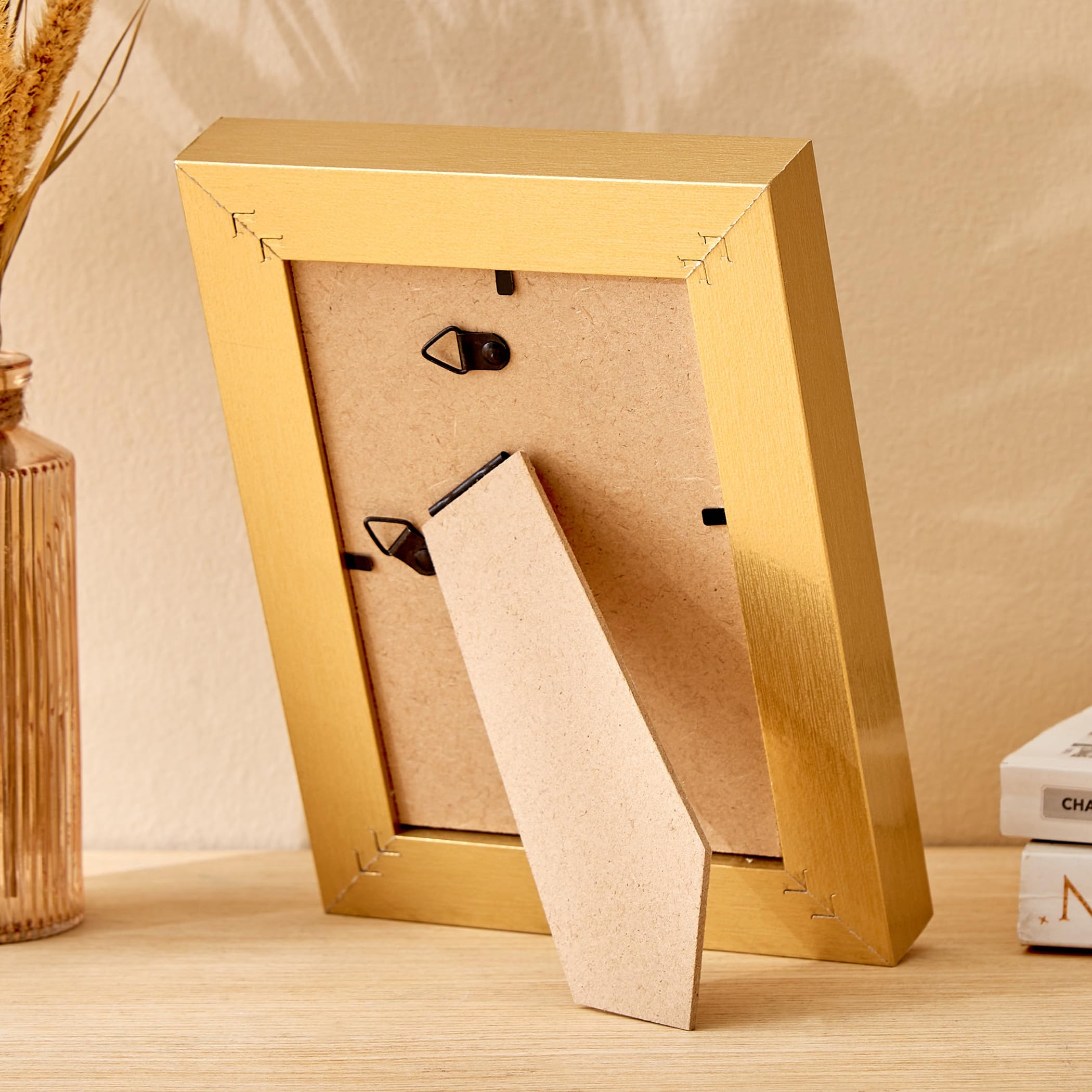 Gold Photo Frame - Elegant Tabletop Display -5