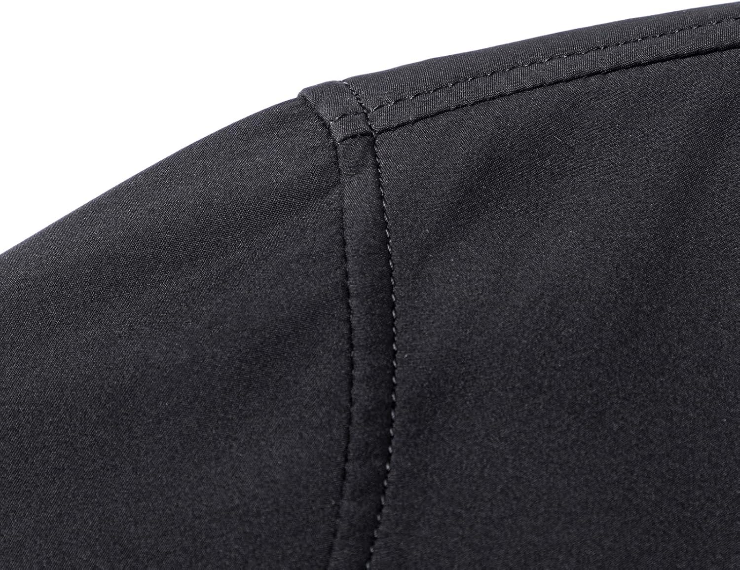 Men's Lightweight Casual Windbreaker Laydown Collar Zipper Pocket Coat Fall Spring Golf Work Dress Business - Image 4