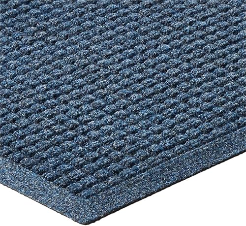 Miniatura 3 de Tapete de entrada Andersen 280 Waterhog, de moda, de fibra de polipropileno, para interior o exterior, goma SBR, 38 pulgadas de grosor, Marino