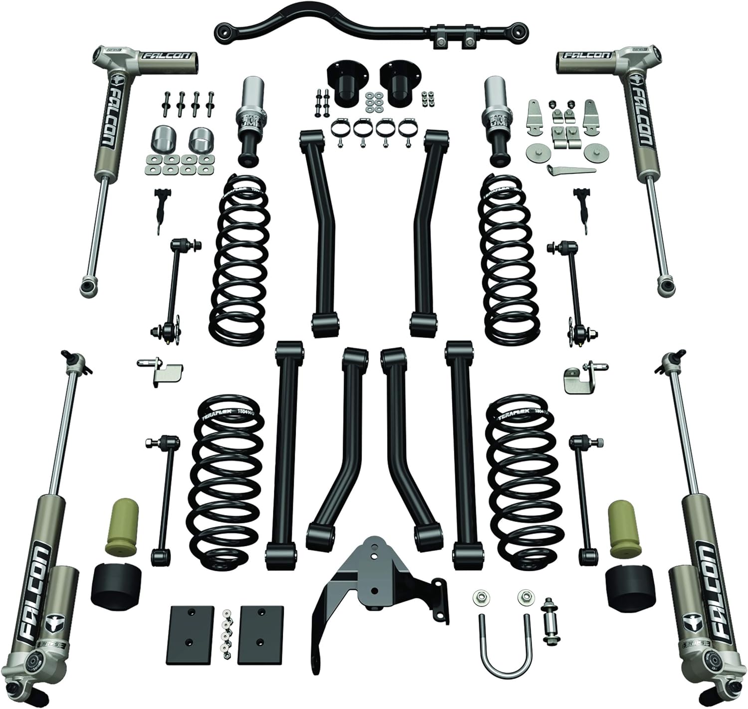 TeraFlex JKU 4-Door 3” Sport ST3 Suspension System w/Falcon 3.1 Shocks
