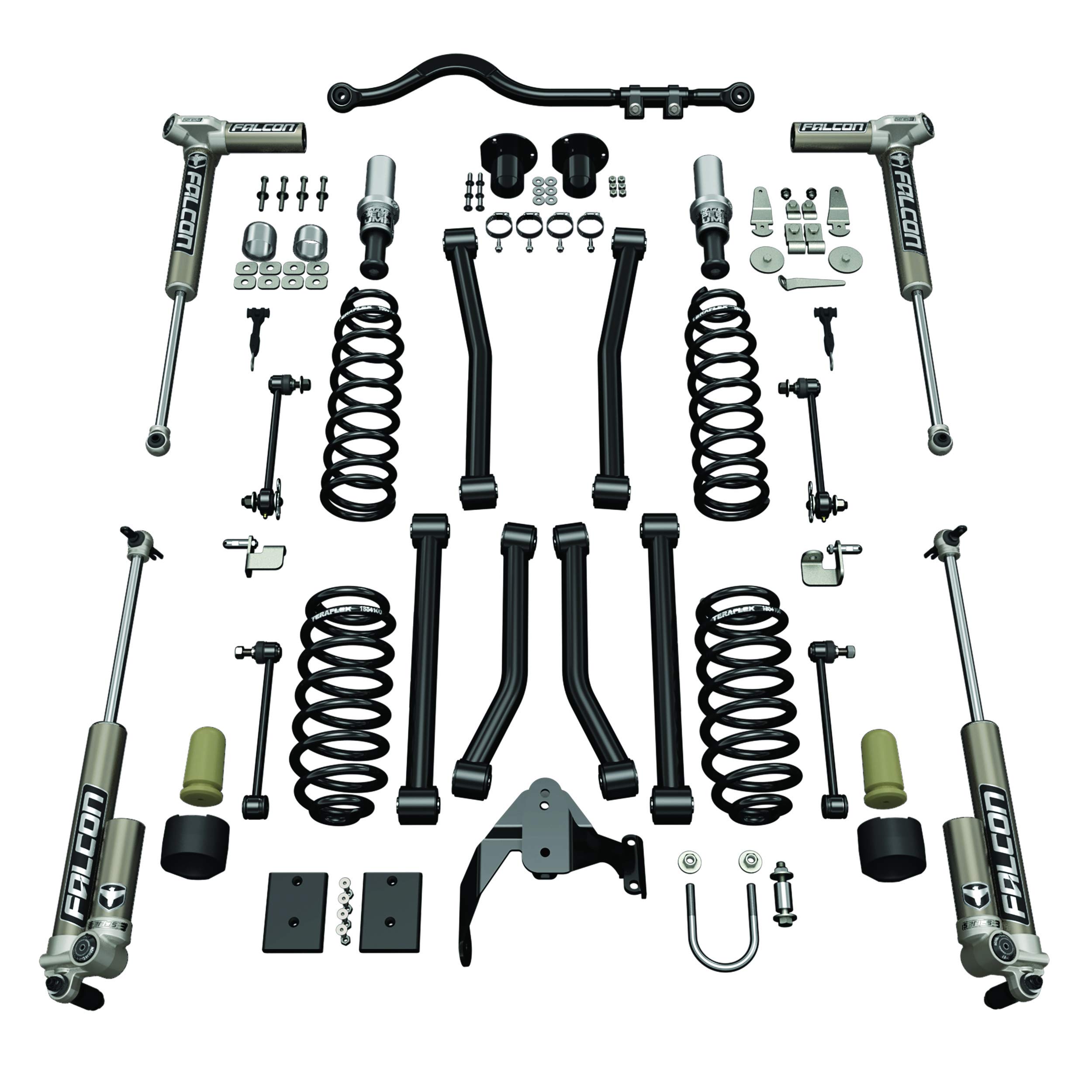 TeraFlex JKU 4-Door 3” Sport ST3 Suspension System w/Falcon 3.1 Shocks