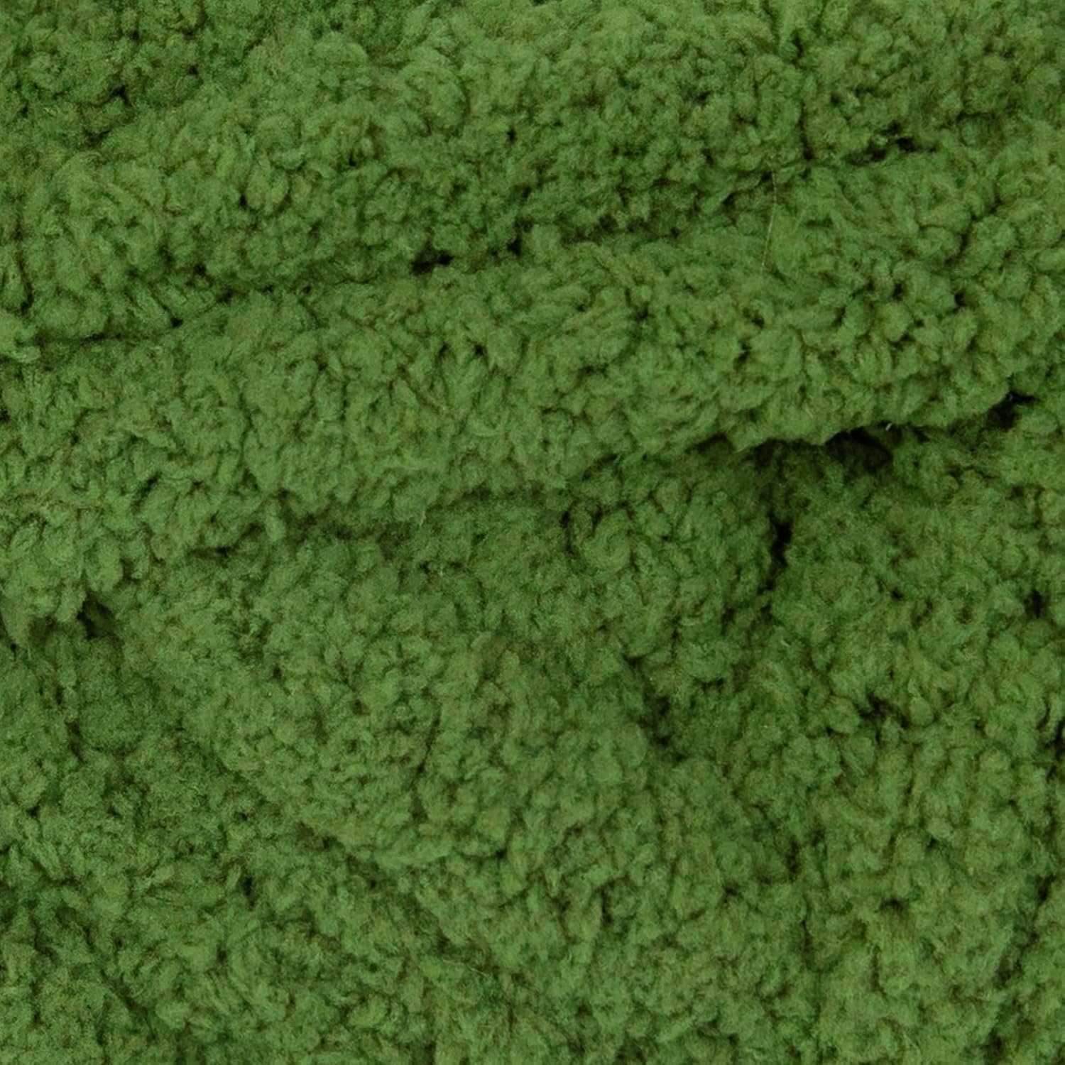 Franel Olive Green Super Bulky Chunky Chenille Yarn - 8 Skeins of 226g Each - Fluffy Soft for Hand Knitting & Crochet - Ideal for Cozy Blankets & Fun Arm Knitting Projects