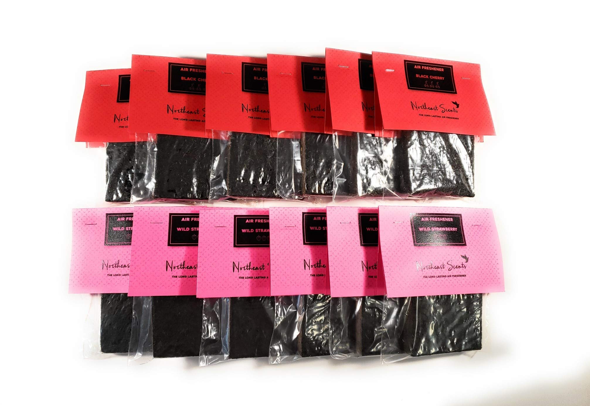 Car Air Freshener Black Cherry/Wild Strawberry 12 Pack