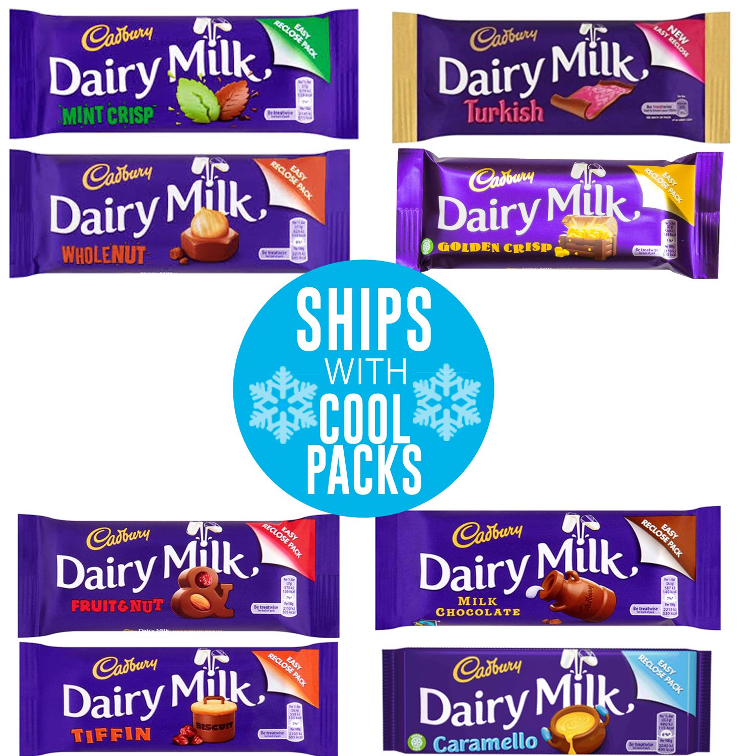 Buy Pack of 32 Irish Cadbury Dairy Milk Chocolate Bars 53g Gift Ships