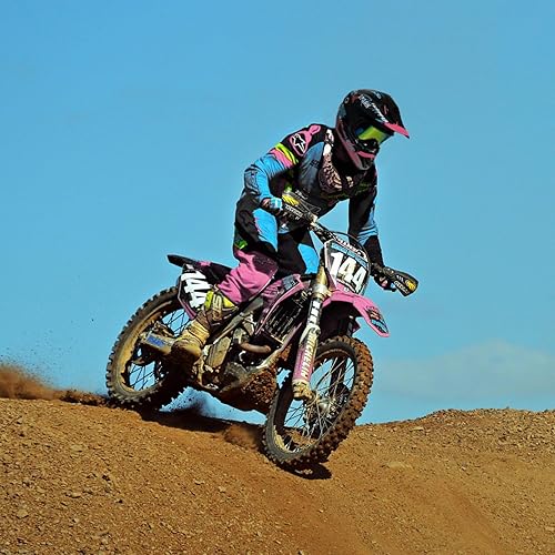 Miniatura 5 de Casco de motocross, tendencia completa para adultos y jóvenes, casco de motocicleta ATV, moto de cross cuesta abajo, bicicleta de montaña