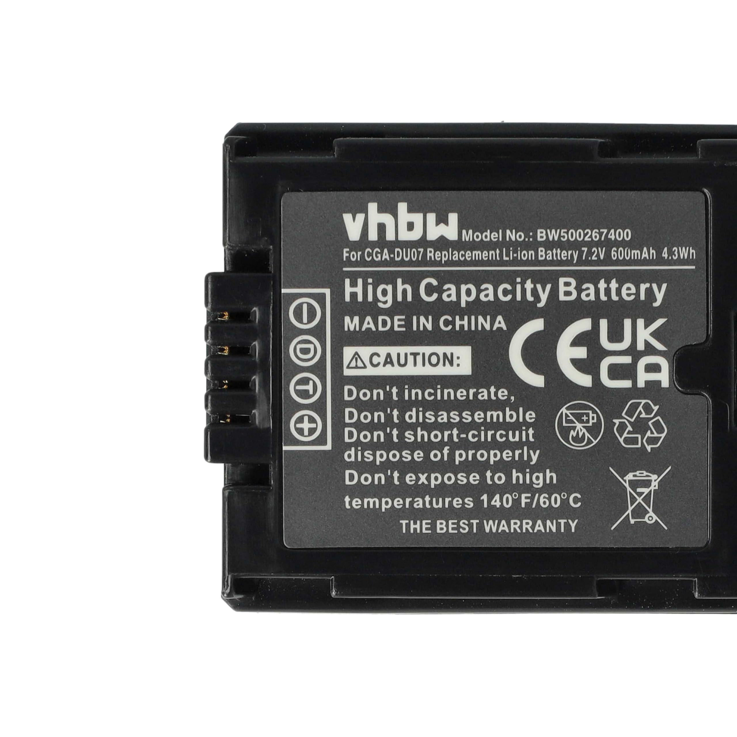 Recambio Batería Camara Panasonic 7.2v 680mAh Battery Pack For PANASONIC CGR -DU06 CGR-DU07 VCGA-DU21 A Batería 7.4v 750mah Recambio Batería Camara Panasonic 7.2v 680mAh Battery Pack For PANASONIC CGR -DU06 CGR-DU07 VCGA-DU21 A Batería 7.4v 750mah