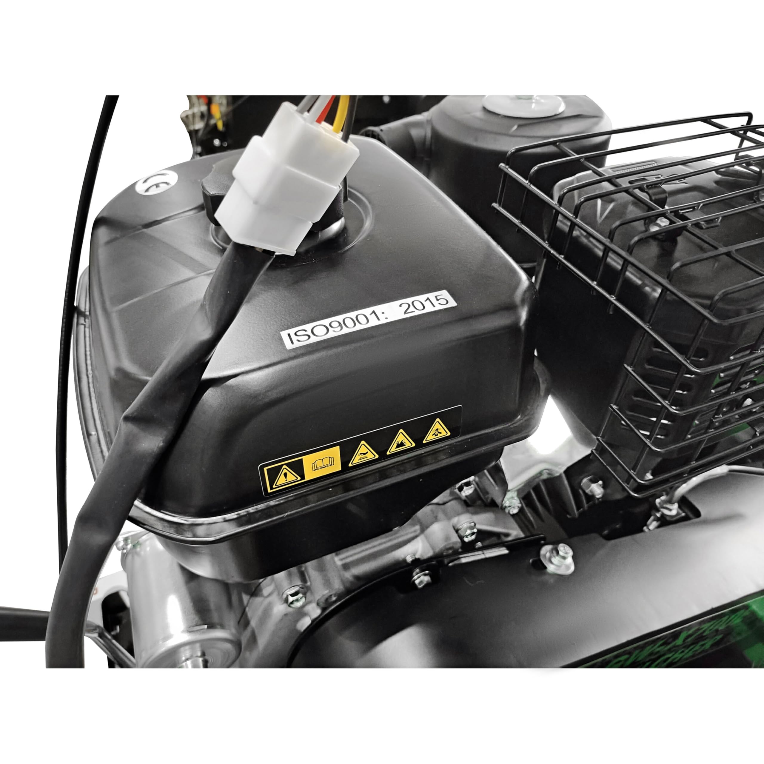 Grünwelt GW-X700E - Mulcher con arranque electrónico (cortacésped y aceite de motor)