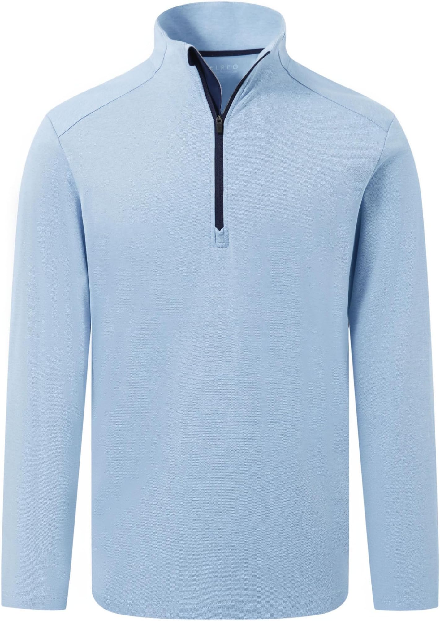 Quarter Zip Pullover Men Stretch Performance Mock Neck Moisture Wicking Golf 1/4 Zip Pullover Mens Sweatshirt