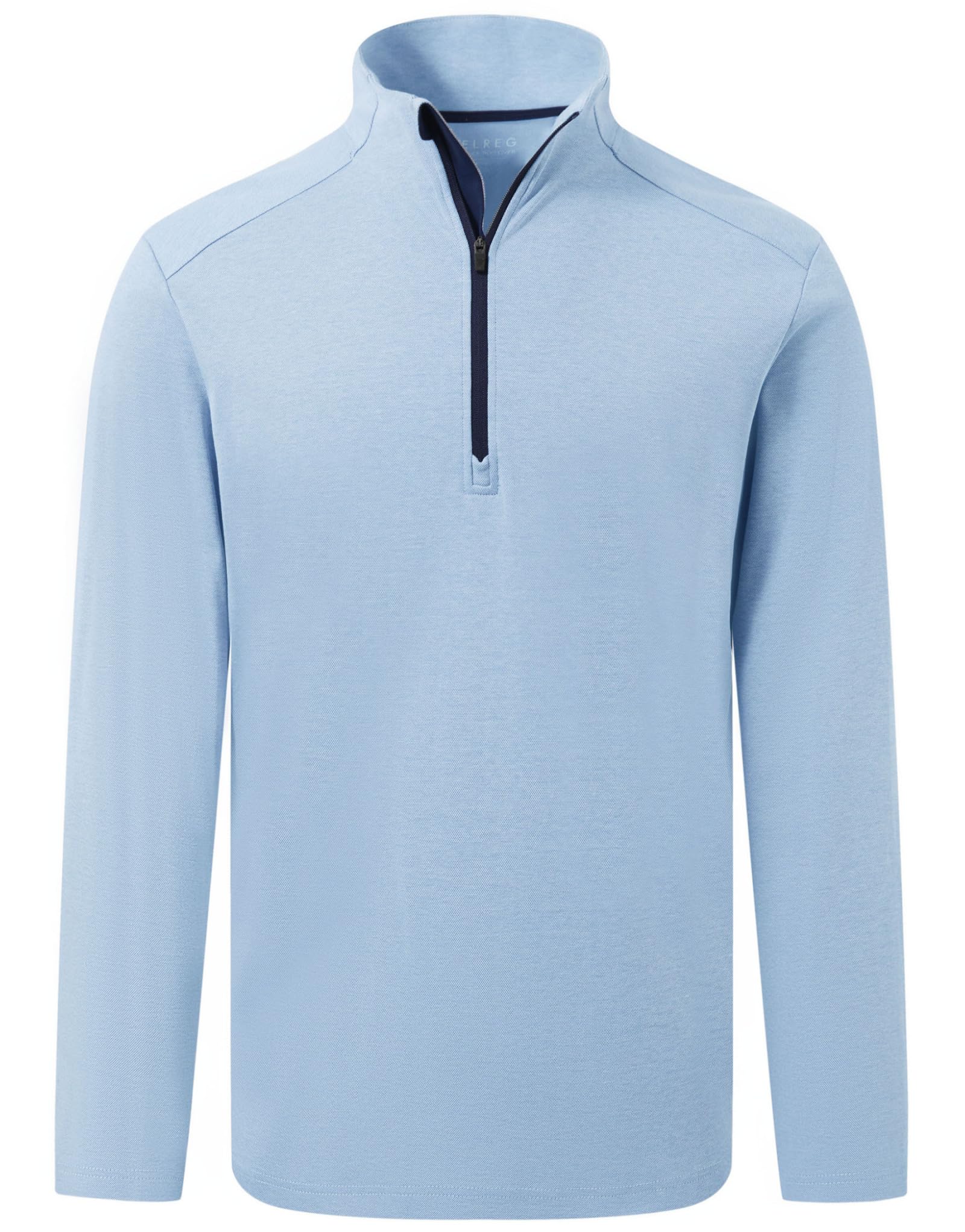 Quarter Zip Pullover Men Stretch Performance Mock Neck Moisture Wicking Golf 1/4 Zip Pullover Mens Sweatshirt