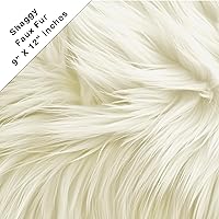 Vista 57 de FabricLA Cuadrado de piel sintética lanuda – 30 x 30 pulgadas precortado – Utiliza tela de piel sintética para bricolaje, decoración de piel