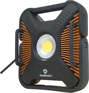 Southwire AL100CSW 10000 Lumen LED Work Light, with USB Power Outlet, 100 Watts, 120 Volts, Weatherproof and Drop Tested