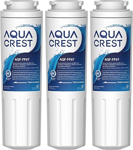 AQUA CREST Filtro de agua para refrigerador UKF8001, compatible con Maytag UKF8001P, Whirlpool UKF8001AXX-750, UKF8001AXX, EDR4RXD1, 4396395,
