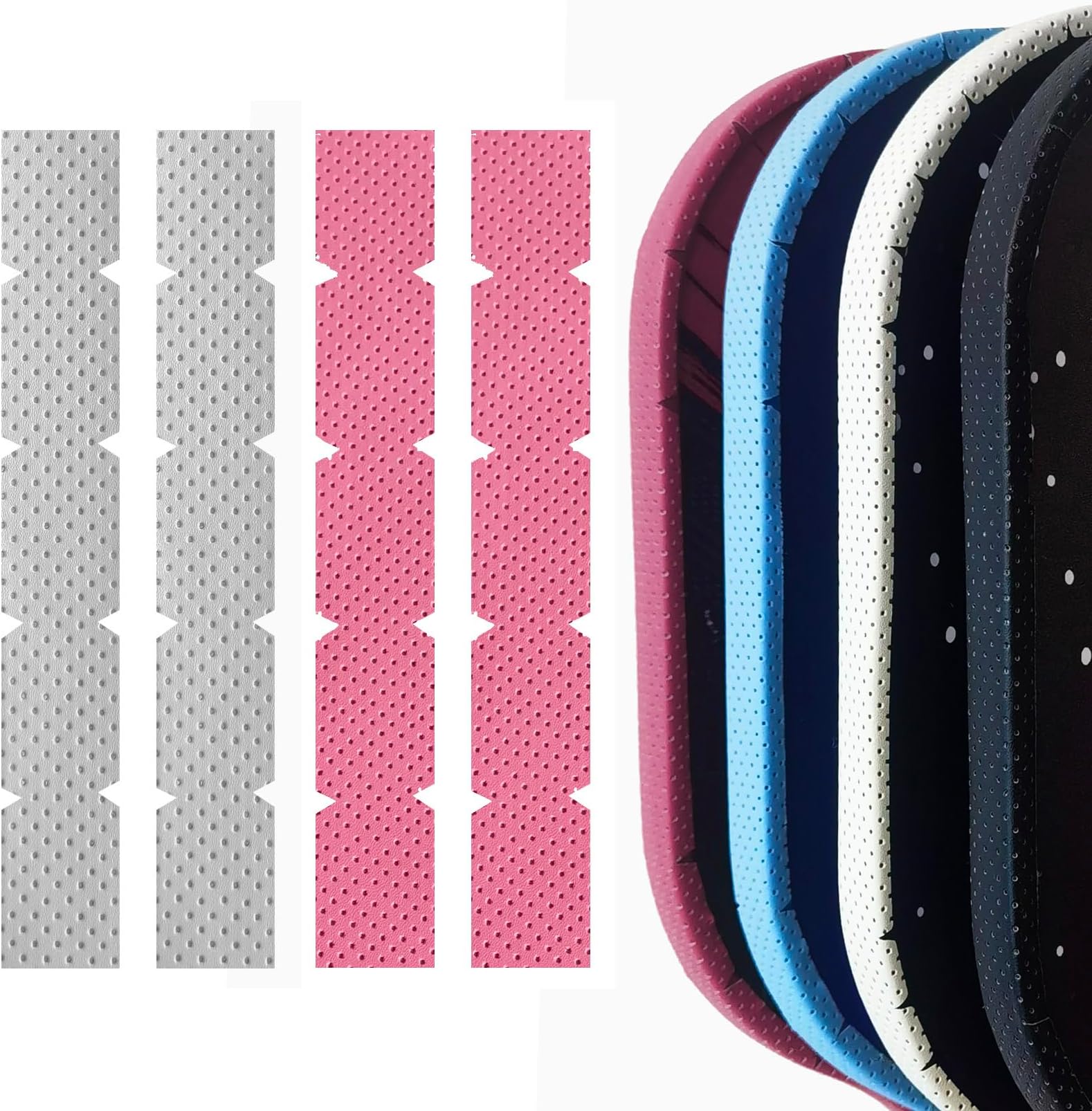 Pickleball Paddle Edge Guard Tape - Protect and Enhance Your Pickleball Paddle with Court Tape,4pcs Pickleball Edge Guard Tape,20/23/26mm Width Protective Tapes