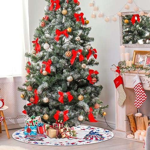Miniatura 4 de Lindos gnomos para árboles de Navidad, falda de árbol de lona, decoración de suelo de árbol de Navidad, faldas de Navidad para árboles de Navidad
