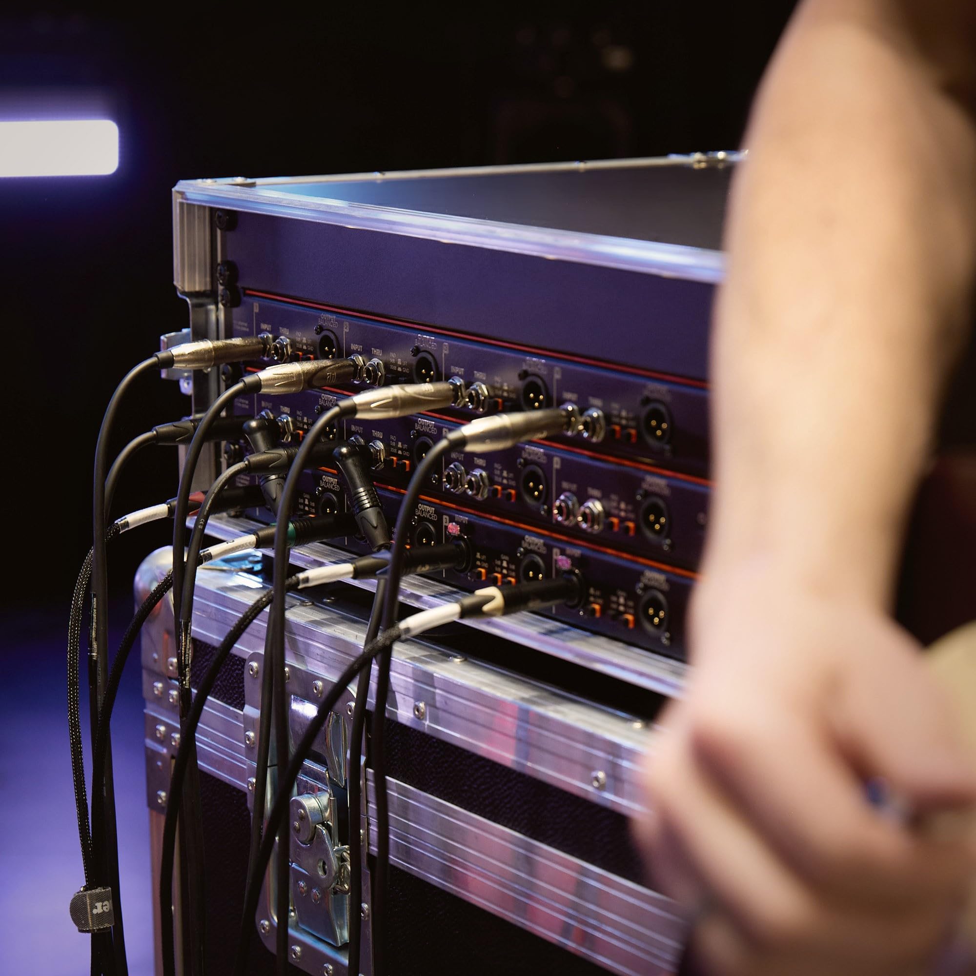 Palmer BRIDGE 4A+ 4-kanalige, aktive DI-Box/Line-Isolation-Box im 19"-Rackformat