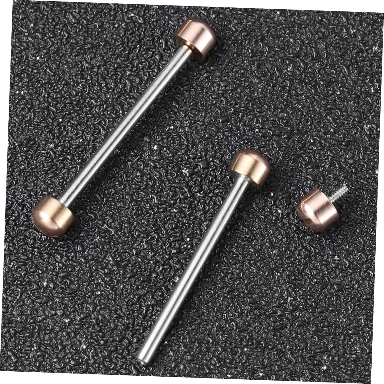 Homoyoyo Varillas de Tornillo para Reloj de 20mm, Metal, 2 Piezas | Hebilla y Cierre, Rosca Interior, Uso en Reparación por Relojeros y Joyeros