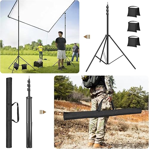 Miniatura 4 de Sdfghj - Trípode alto de 16.4 pies para cámara de video deportiva, soporte de trípode deportivo Sdfghj de 16.4 pies197 pulgadas196.9 in, soporte de