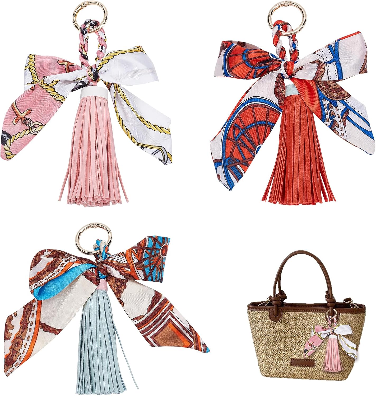 シルバー925 ツインベルのキーホルダー・チャーム ロンワンズ風 シルバー925 ツインベルのキーホルダー・チャーム ロンワンズ風