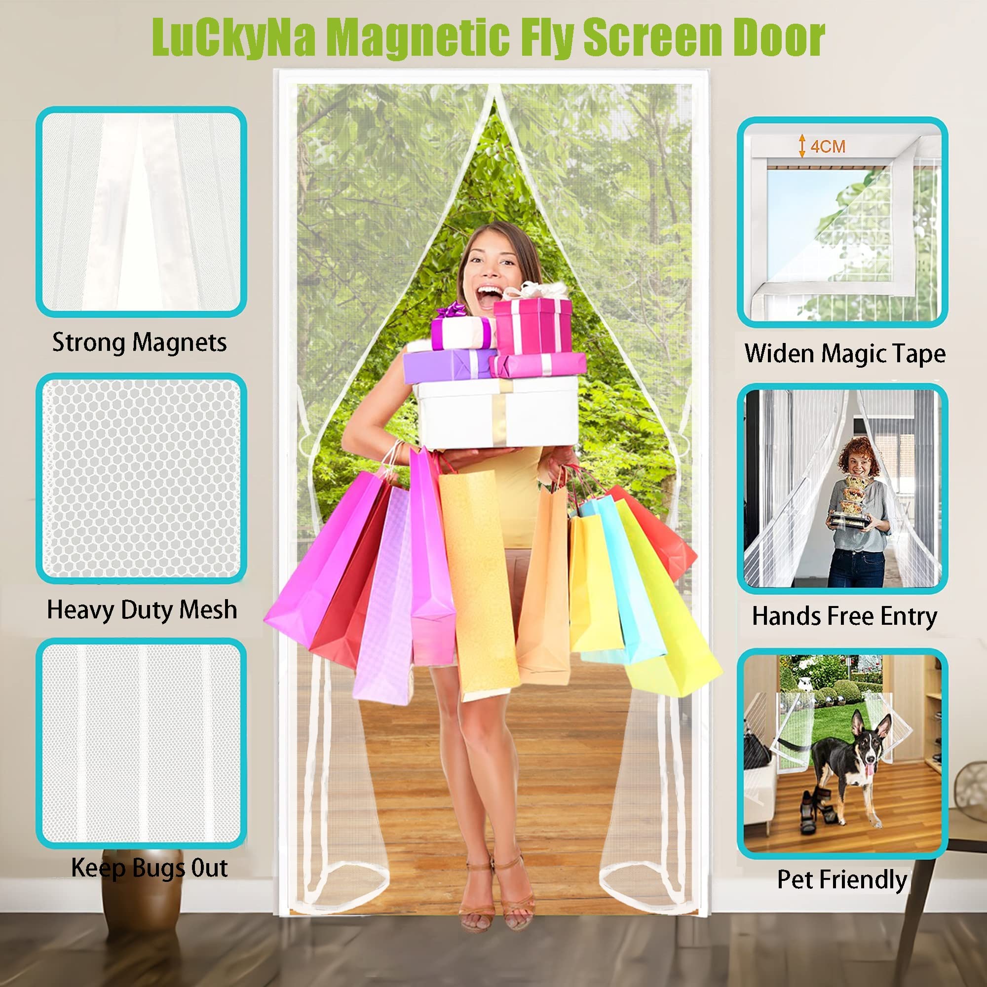 Rideau De Porte Magnétique Isolant, Fermeture Automatique, Tissu Oxford, Frais En été, Chaud En Hiver - Marron, 85 Cm X 200 Cm | Leroy Merlin