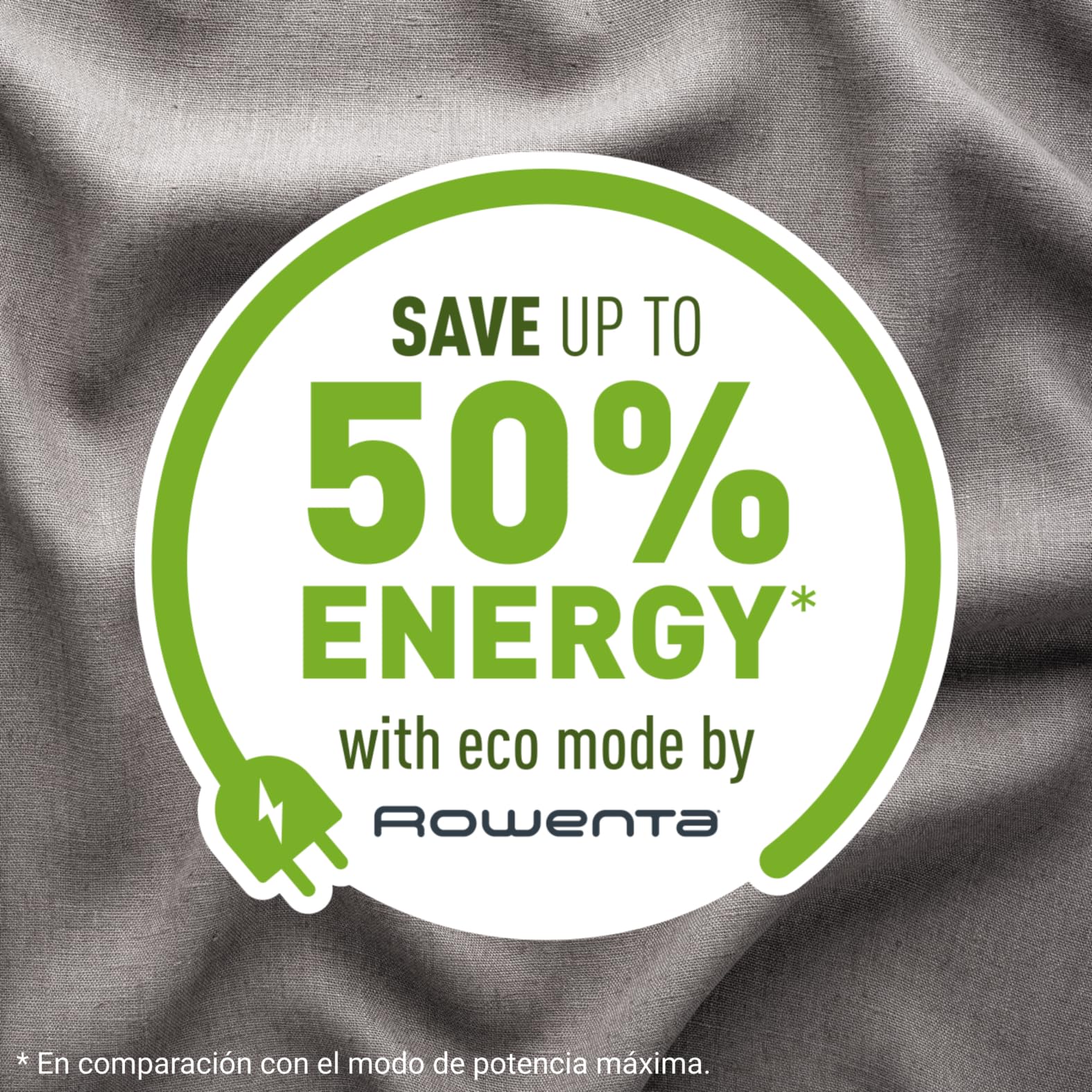 Rowenta Force Pro 500, Centro de planchado, 7,5 Bares, Golpe de vapor de 550 g/minuto, Tecnología Quicksteam, Ahorra energía, 2 modos ECO y MAX, Eucalipto y negro, VR9042F0