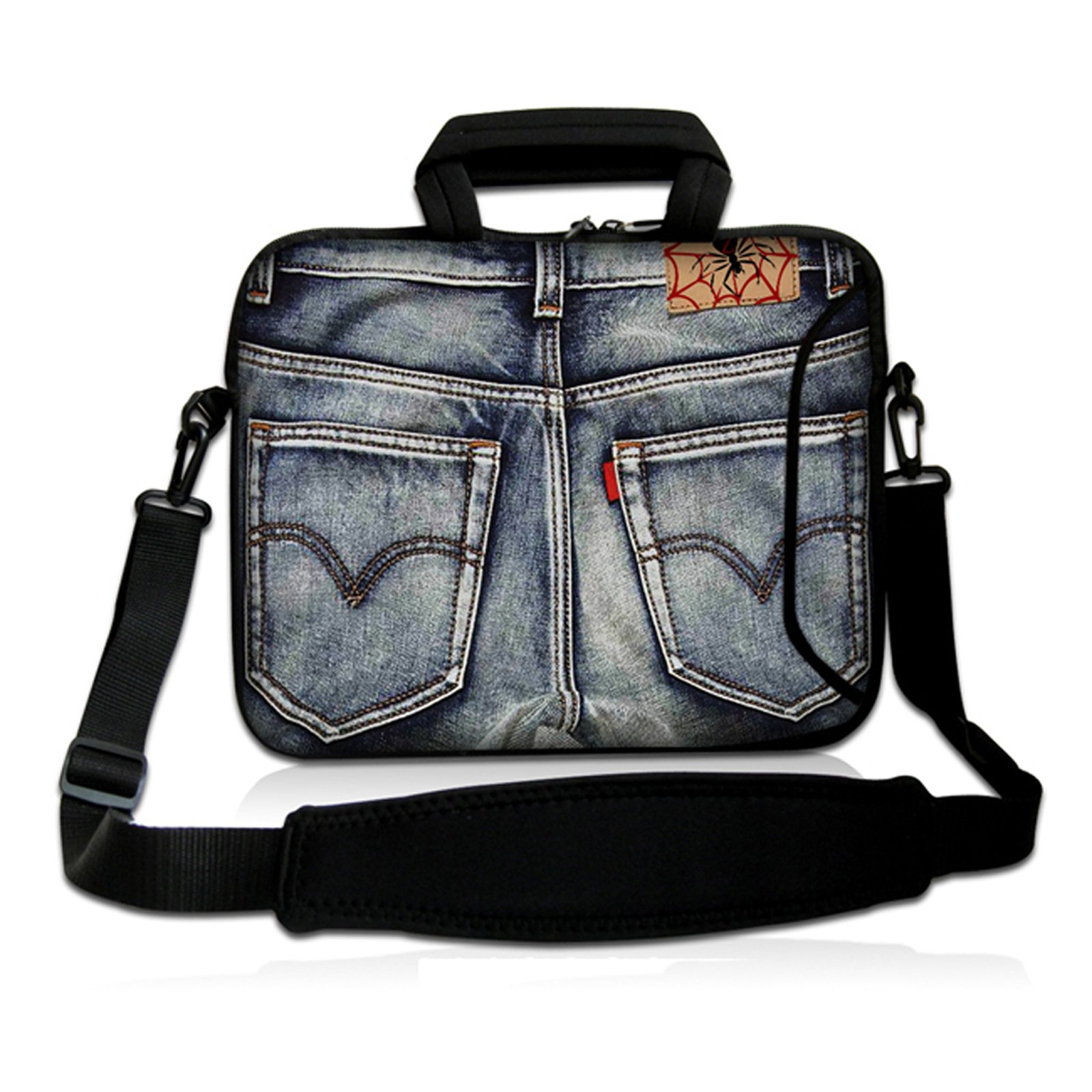 Old Jeans 9.7" 10" 10.2" inch Laptop Netbook Tablet Shoulder Case Carrying Sleeve bag For Apple iPad/Asus EeePC/Acer Aspire one/Dell inspiron mini/Samsung N145/Lenovo S205 S10/HP Touchpad Mini 210
