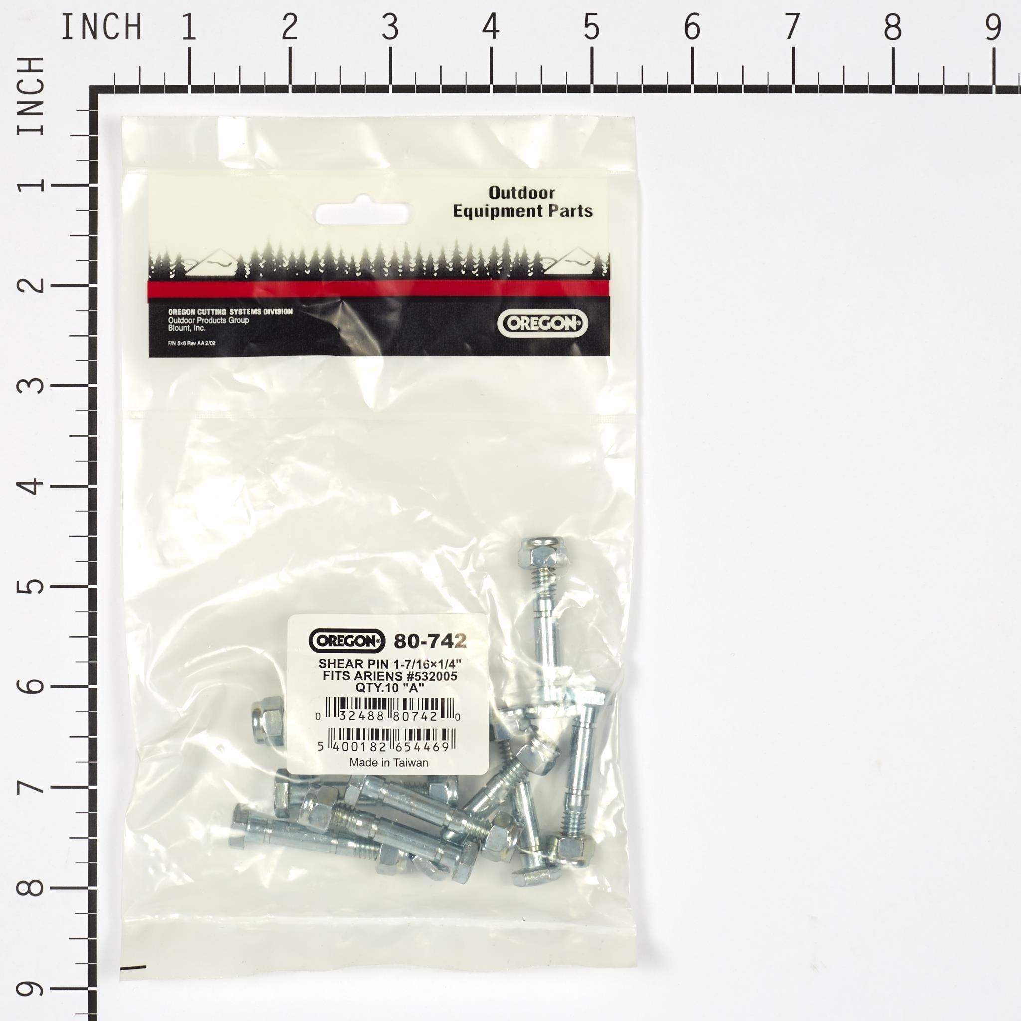 Oregon 80-742 Snow Thrower Shear Pins (10 Pack)