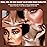 Highlighter Powder Palette, Makeup Palette Facial Bronzers Illuminator Palette Highlighter Baked Waterproof Long Lasting Brilliant Lighten Skin Color (5 Color, 1 Count (Pack of 1))
