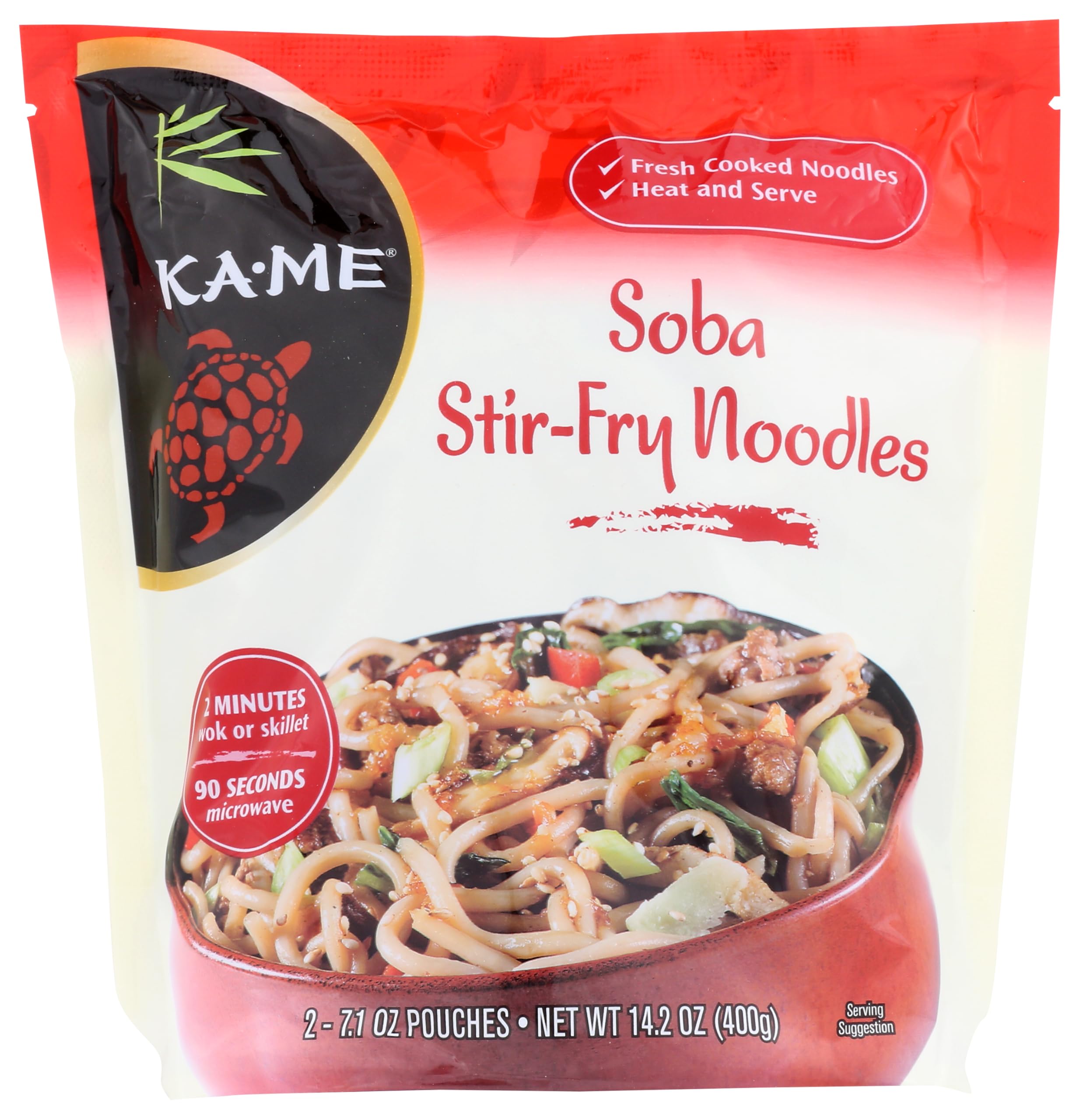 Amazon.com: Ka Me Noodle Stir Fry Soba, 14.2 oz : 雜貨和美食