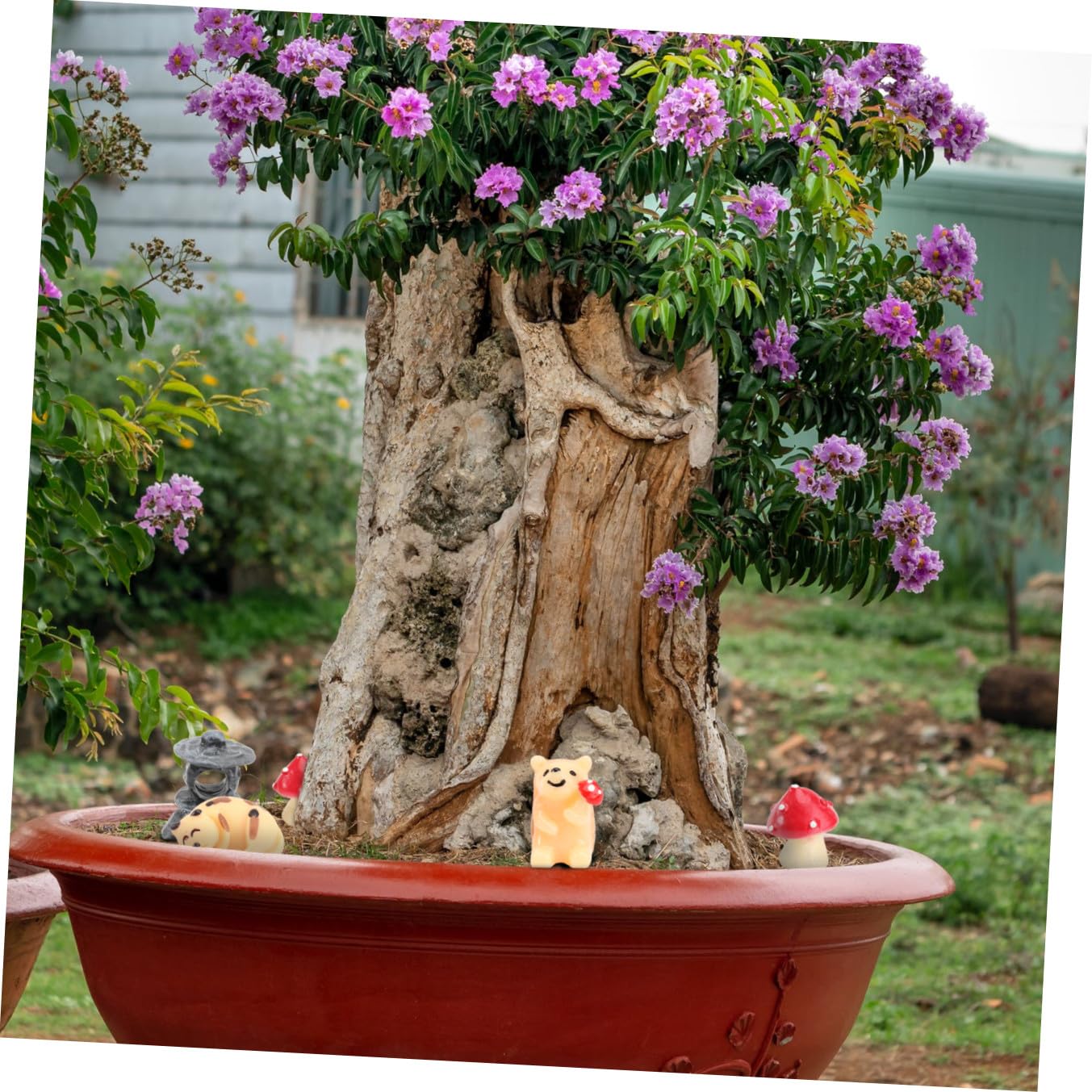 2 Sets Miniatur-Garten-Ornamente-Set Im Mediterranen Stil Feenfiguren Für Die Dekoration 99 Stück X 2