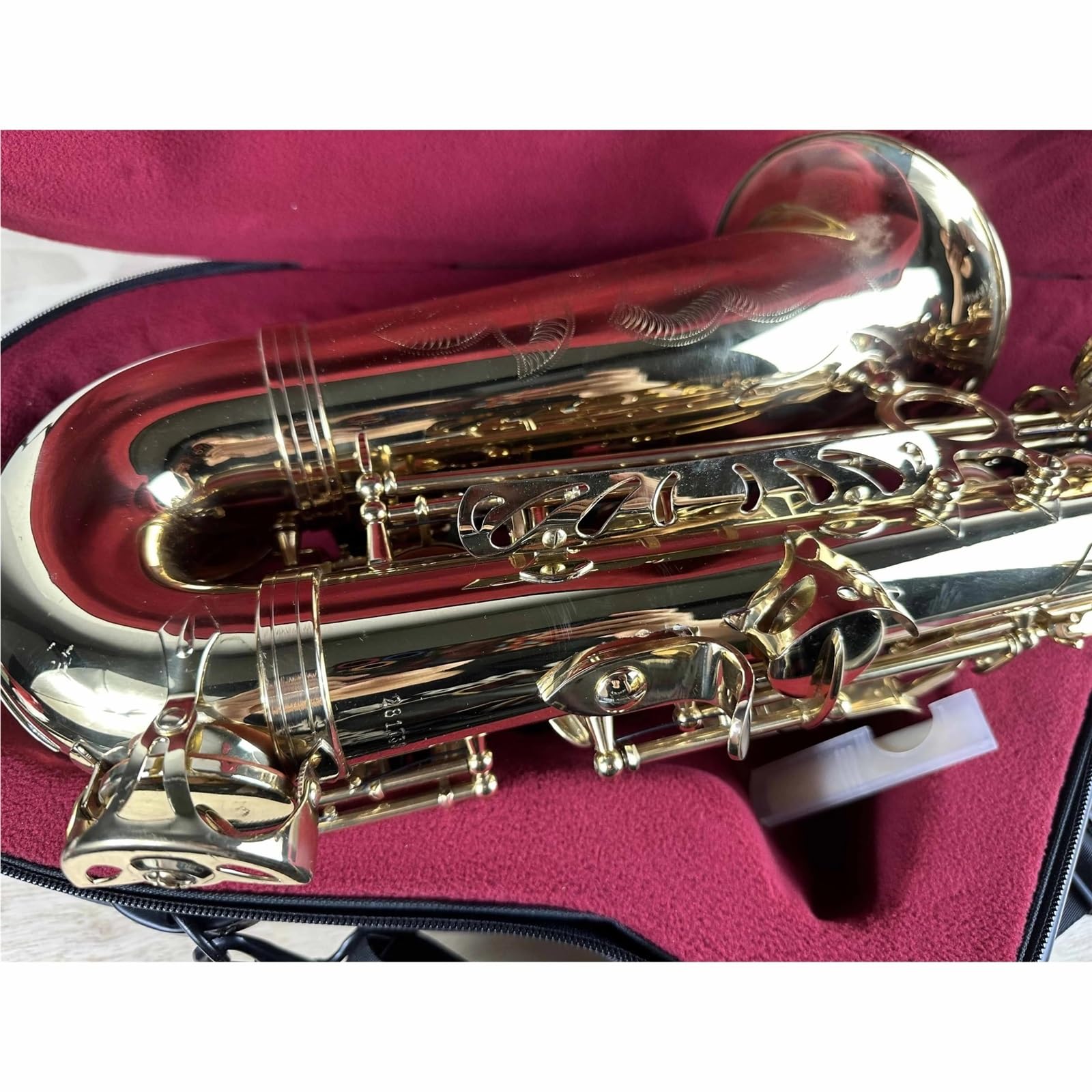 Mosiężny saksofon instrument dęty drewniany dla dorosłych
