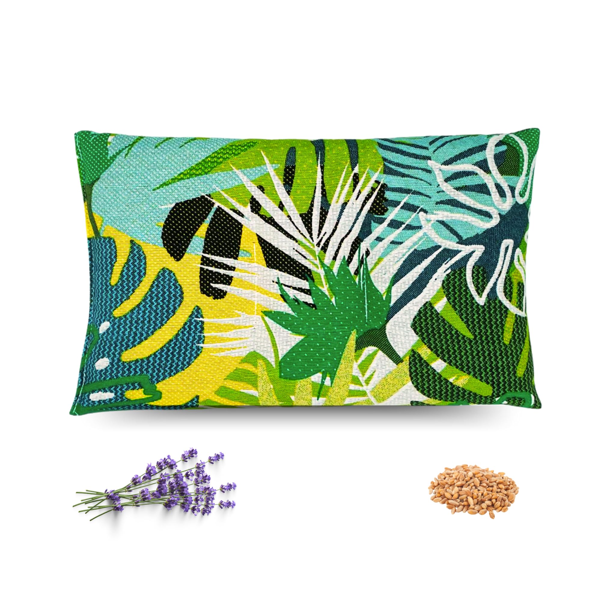 Saco Térmico Semillas Microondas | Saco Semillas Microondas | Bolsa de Semillas de Trigo y Lavanda, para un Alivio Natural, 28 x 17 cms.