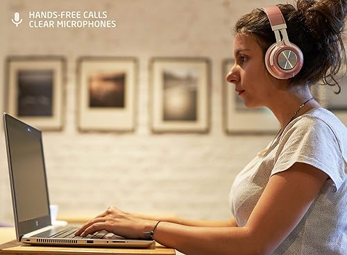 Miniatura 2 de PowerLocus P3 audífonos inalámbricos con Bluetooth, supraaurales, 26horas de reproducción, Bluetooth 5.0, plegables, estéreo, inalámbricos, con