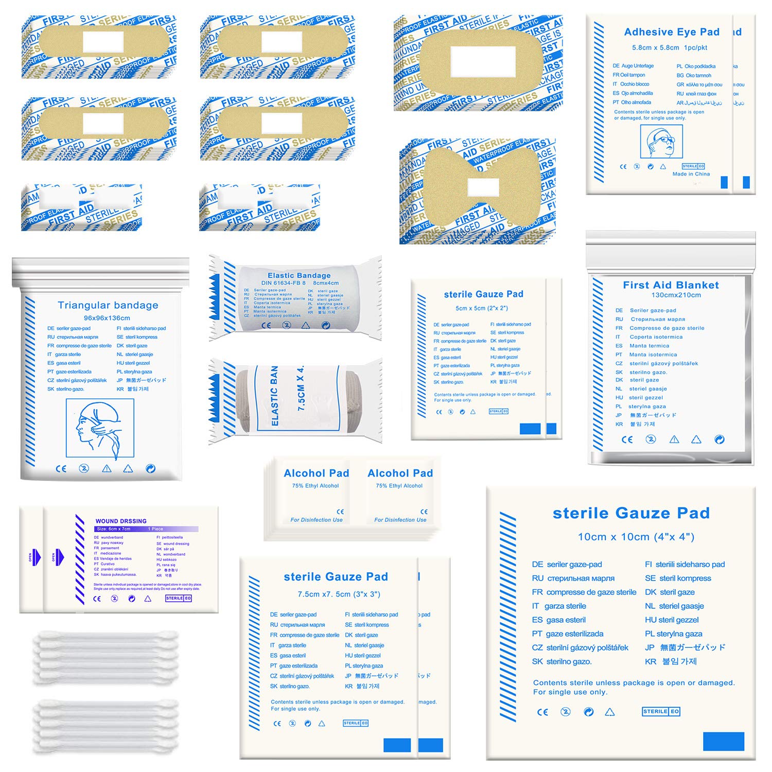 SHBC Emergency Survival Trauma Kit with CAT Tourniquet, Israeli Bandage