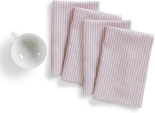 Miniatura 21 de Solino Home Juego de 4 manteles individuales de lino de 14 x 19 pulgadas, 100 % lino puro para primavera, Pascua y primavera Natural &