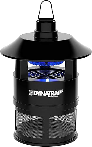 DynaTrap - Trampa para insectos para exteriores, 14acre, color negro, Negro, Negro