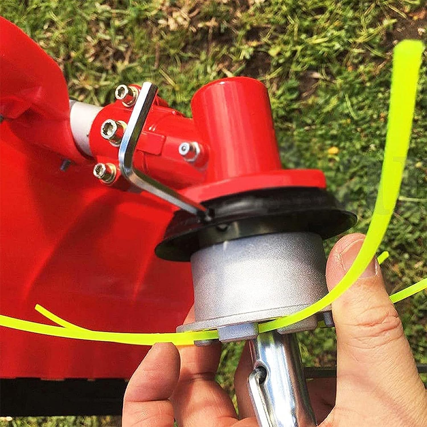 LATRAT 2 cabezales universales para desbrozadora, cabezal de desbrozadora, cabezal de desbrozadora resistente, cabezal de hilo para desbrozadora de gasolina