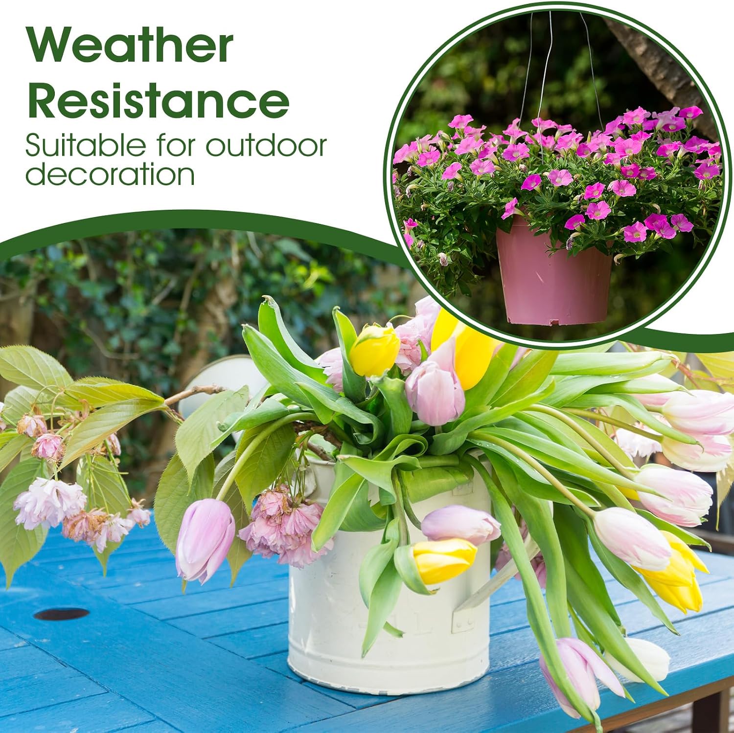 8 Pcs Reusable Floral Foam Blocks - Water Resistant Flower Foam Blocks, Weather Dry Floral Foams for Artificial Flowers, Outdoor Flower Boxes Hanging Planters Wedding Home Decor (9" x 3" x 3",Black)