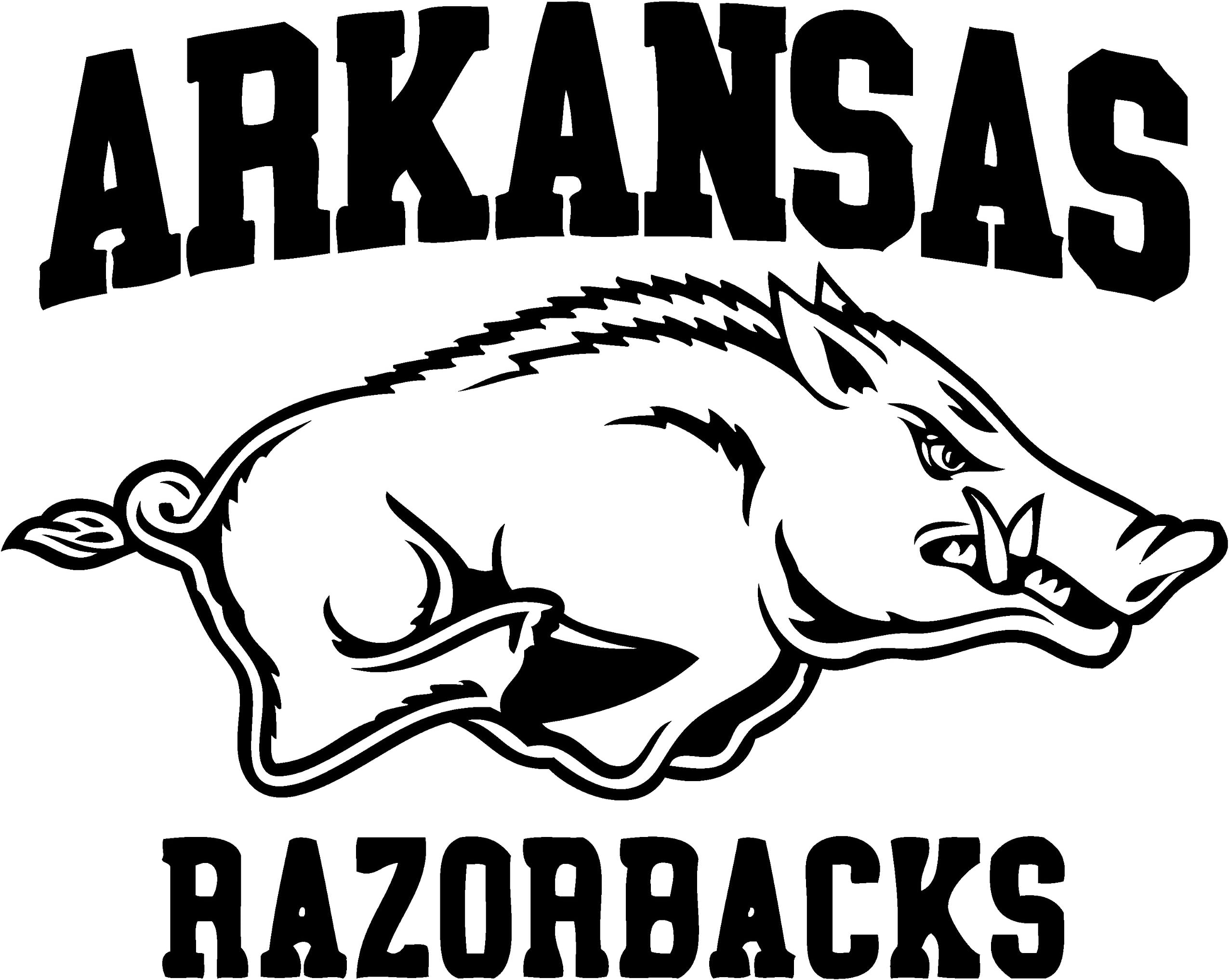 arkansas razorback decals