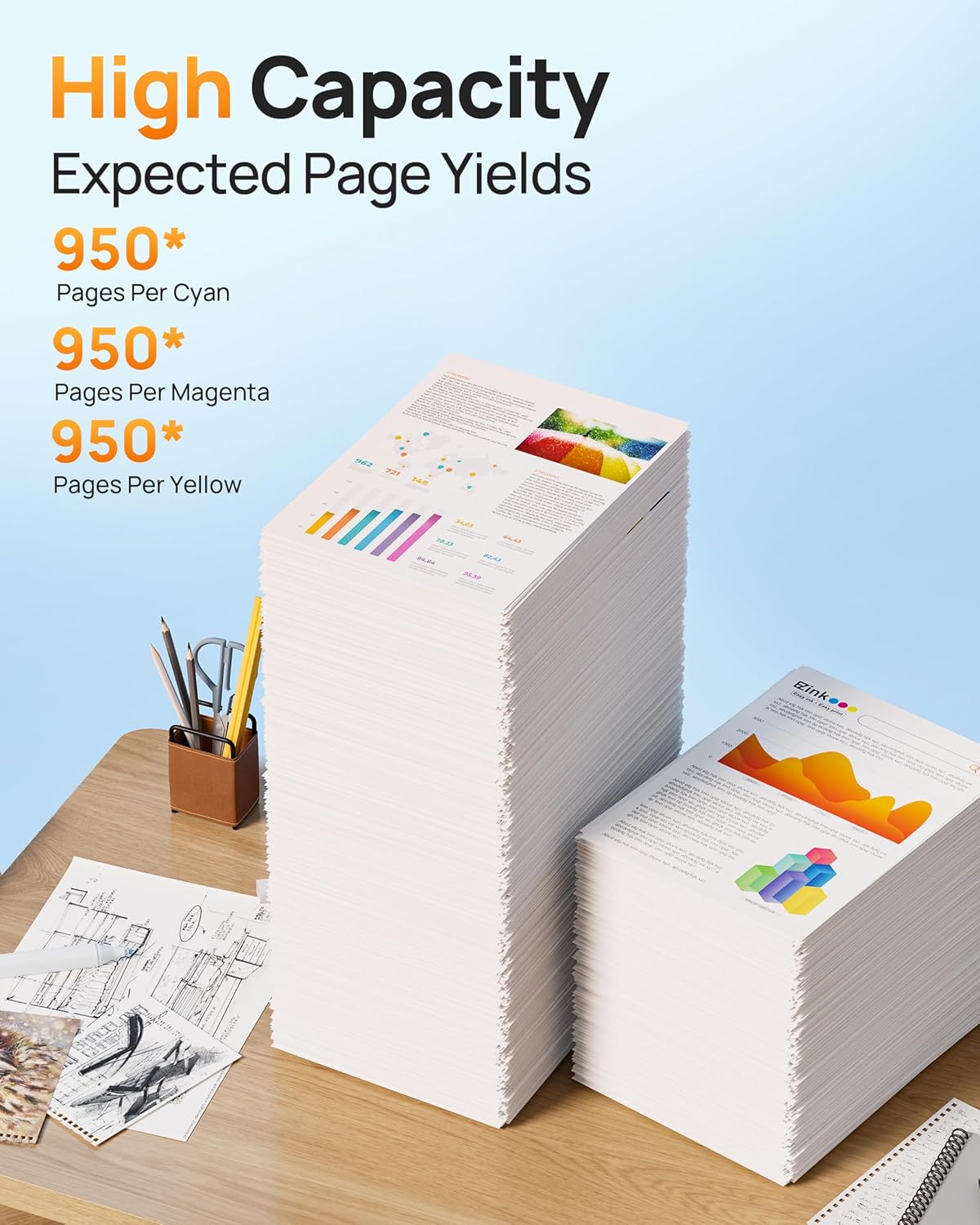 E-Z Ink 702XL Color Ink Cartridges Remanufactured for Epson 702 Color Ink Cartridges High Yield 702XL to use with Workforce Pro WF-3720 WF-3730 WF-3733 Printer (1 Cyan, 1 Magenta, 1 Yellow, 3 Pack)