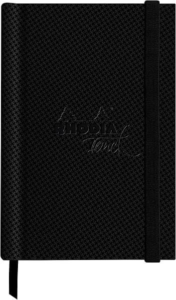 RHODIA TOUCH 116157C - Carnet aquarelle 100 % coton - grain satiné - 300 g/m² - A6 portrait - 40 pages non microperforées - Brochure rigide Watercolor Book - 2
