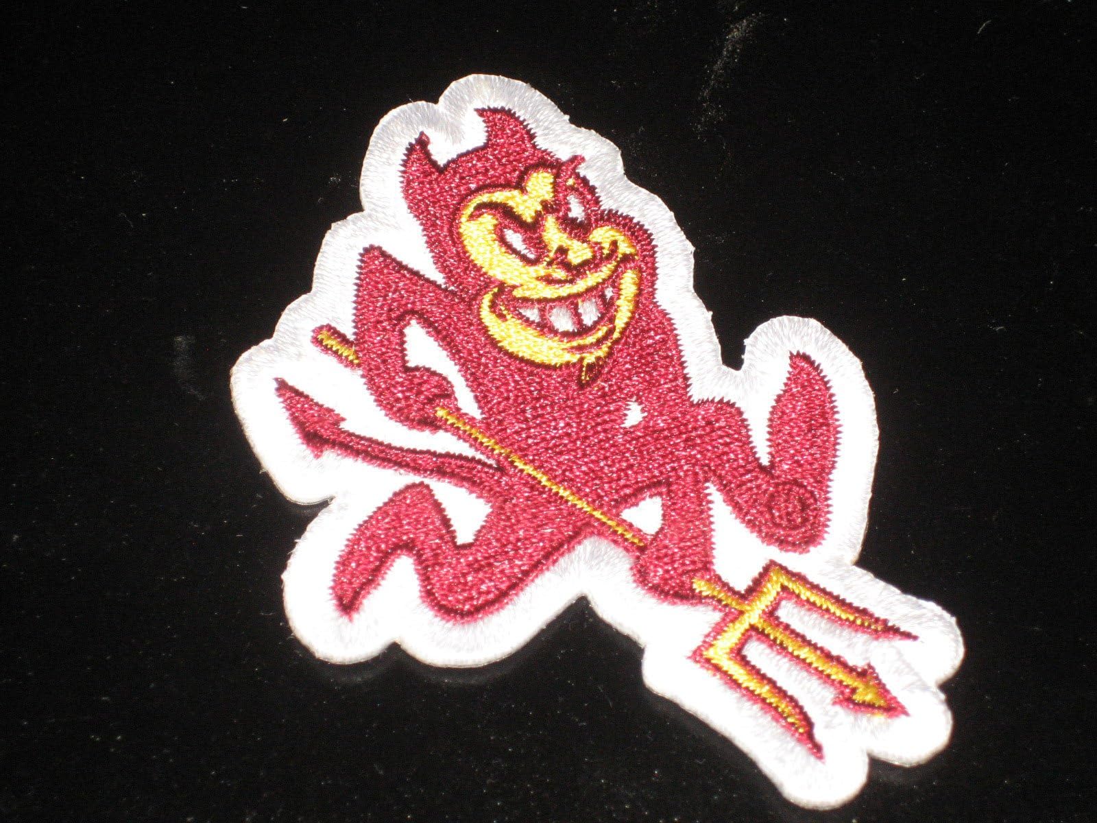 Arizona State embroidered iron on patch "sundevil"
