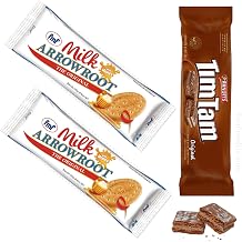 Delicious Sampler - 2x 250g Original fmf Milk Arrowroot Biscuits, 1x 200g Tim Tam Chocolate Biscuits Pack Of 3 Your Adventure Starts Here!