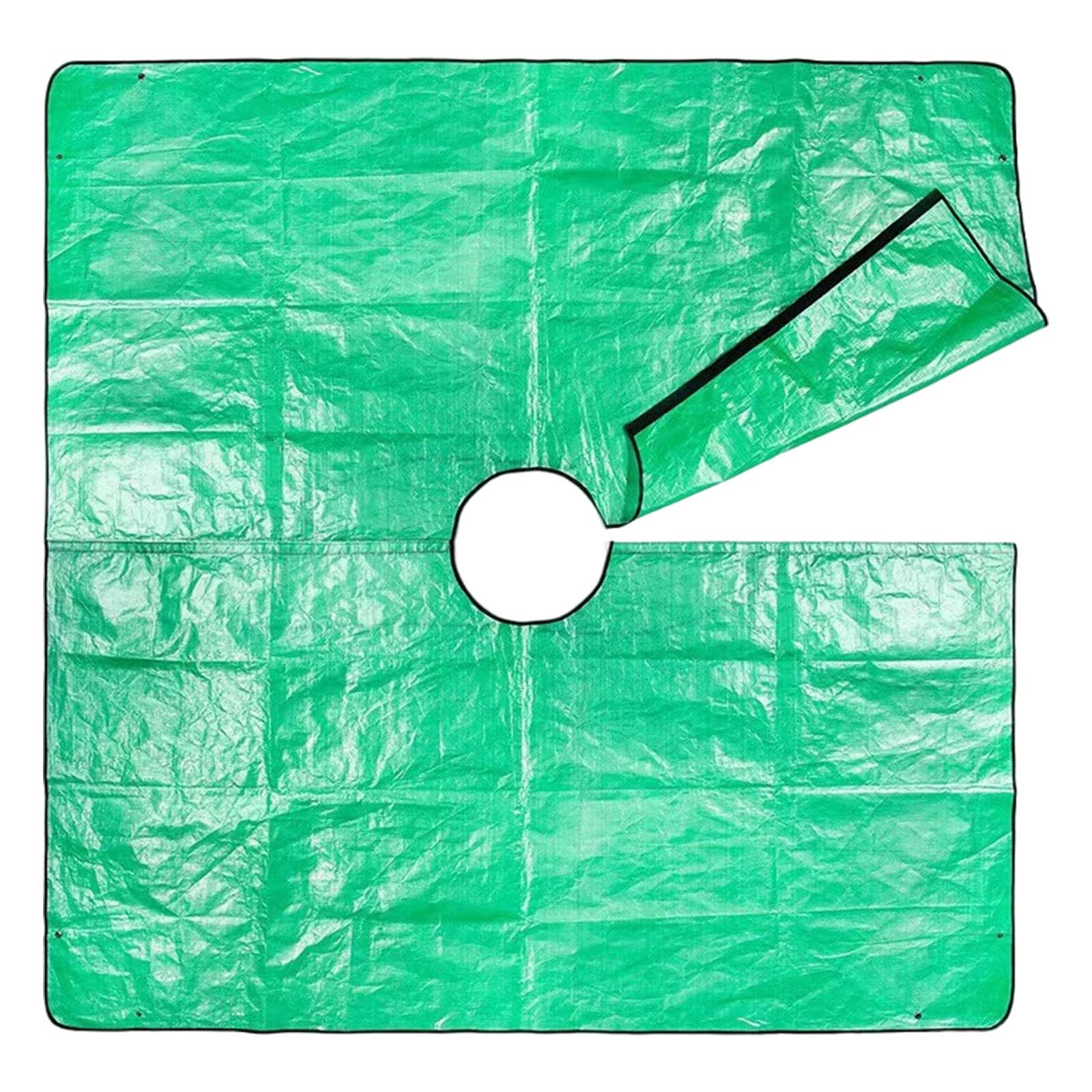 Antovso Garden Leaf Collector Shrub, Trimming Catcher, 78.7"X78.7" Easy Fastening Landscape Tarp With 4 Corner Buckles For Leaf Collection