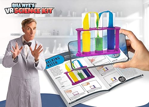 Miniatura 4 de Abacus Brands Bill Nye's VR Science Kit - Virtual Reality Kids Science Kit, Book and Interactive STEM Learning Activity Set (Full Version - Includes