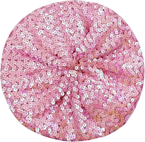 Miniatura 1 de JUMISEE Boinas de lentejuelas brillantes para mujeres y niñas, gorro de moda, accesorios de disfraz para festivales, fiestas, bailes