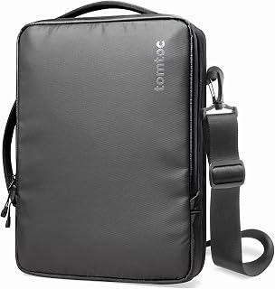 tomtoc Laptop Shoulder Bag for 14-inch MacBook Pro M2 M1 Pro/Max A2779 A2442 2023, 13-inch MacBook Air/Pro, 12.9 iPad Pro, 12.3-14.4 Microsoft Surface Pro/Laptop Studio/Book, Spill-resistant Case