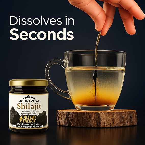 Pure Shilajit Resin Authentic Himalayan Shilajit with Fulvic Acid & Trace Minerals Natural Ayurvedic Mineral Supplement for Men & Women Lab Tested 0.70 Fl Oz (20g)